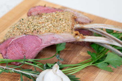 Slow Roast Sear Rack of Lamb